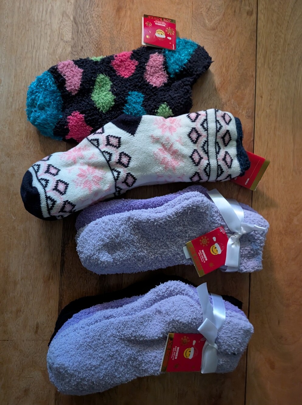 Joe Boxer Cozy Fuzzy Socks Bundle